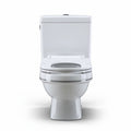 Two-piece toilet with water-saving design and elongated bowl 70 x 40 x 40cm