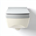 Wall-mounted toilet with dual flush system and ceramic construction 60 x 36 x 30cm