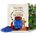 Blue Raspberry Bush Seeds: 50 Non-GMO Edible Berry Seeds for Home Gardening
