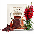 Snapdragon 'Ruby Red' Seeds – Deep Crimson Heirloom Blooms –  Friendly - Open - Pollinating - Plant in early Spring - 30 SEEDS - new4 -68
