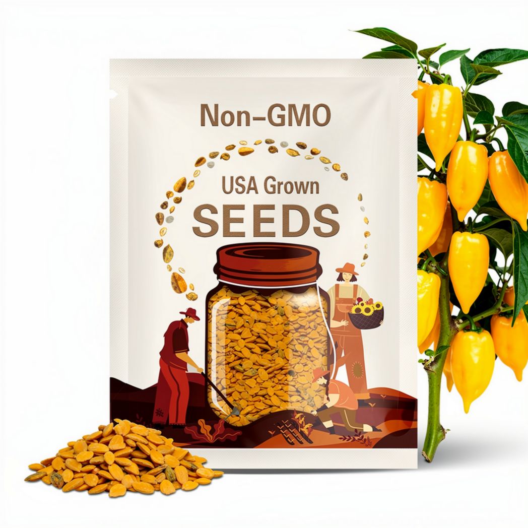 Jay's Yellow Ghost Scorpion Premium Pepper Seed Pack