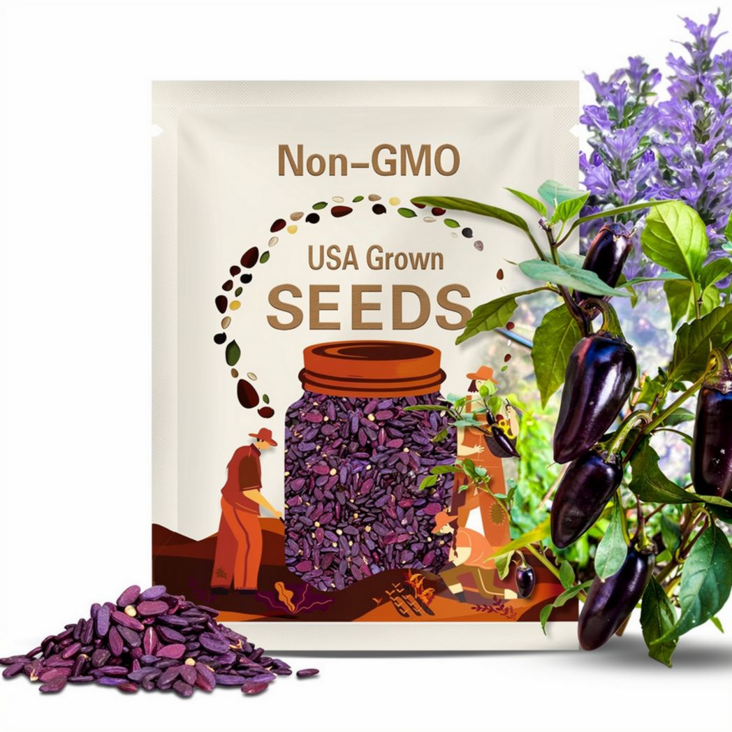 Purple Jalapeno Pepper Seeds