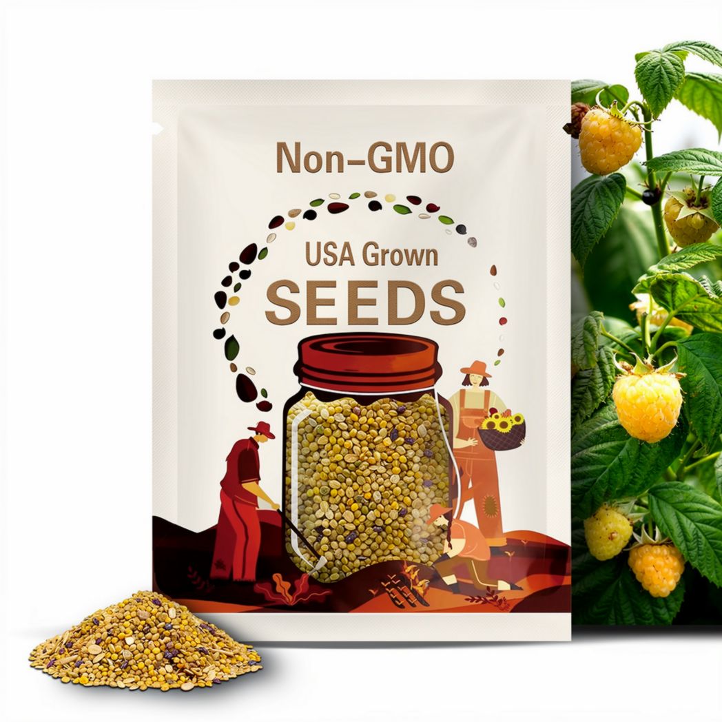 35s - Yellow Golden Raspberry Seeds - Golden Raspberry Seeds - Fruit Seeds - Perennial Seeds - Blooms in Summer to Early Fall #New 5-15