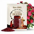 RUBY RED HIBISCUS Seeds *Free Shipping!* Fresh & Organic Hibiscus moscheutos Seeds | Red Outdoor Flower Seeds for Planting - Edible Plants