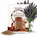 Non-GMO Dwarf English Daisy 'Mixed' Seed in compostable pouch covers 250-2,000 SqFt