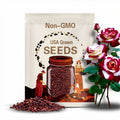 Twin Red & White Rose Seeds: 100+ Heirloom Flower Seeds