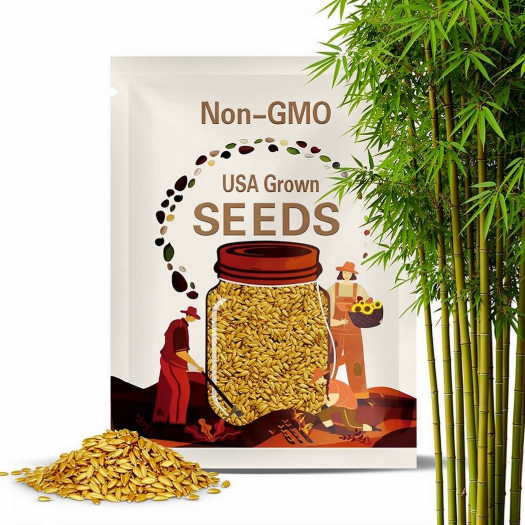 Golden Bamboo Seeds, 50pcs/pack