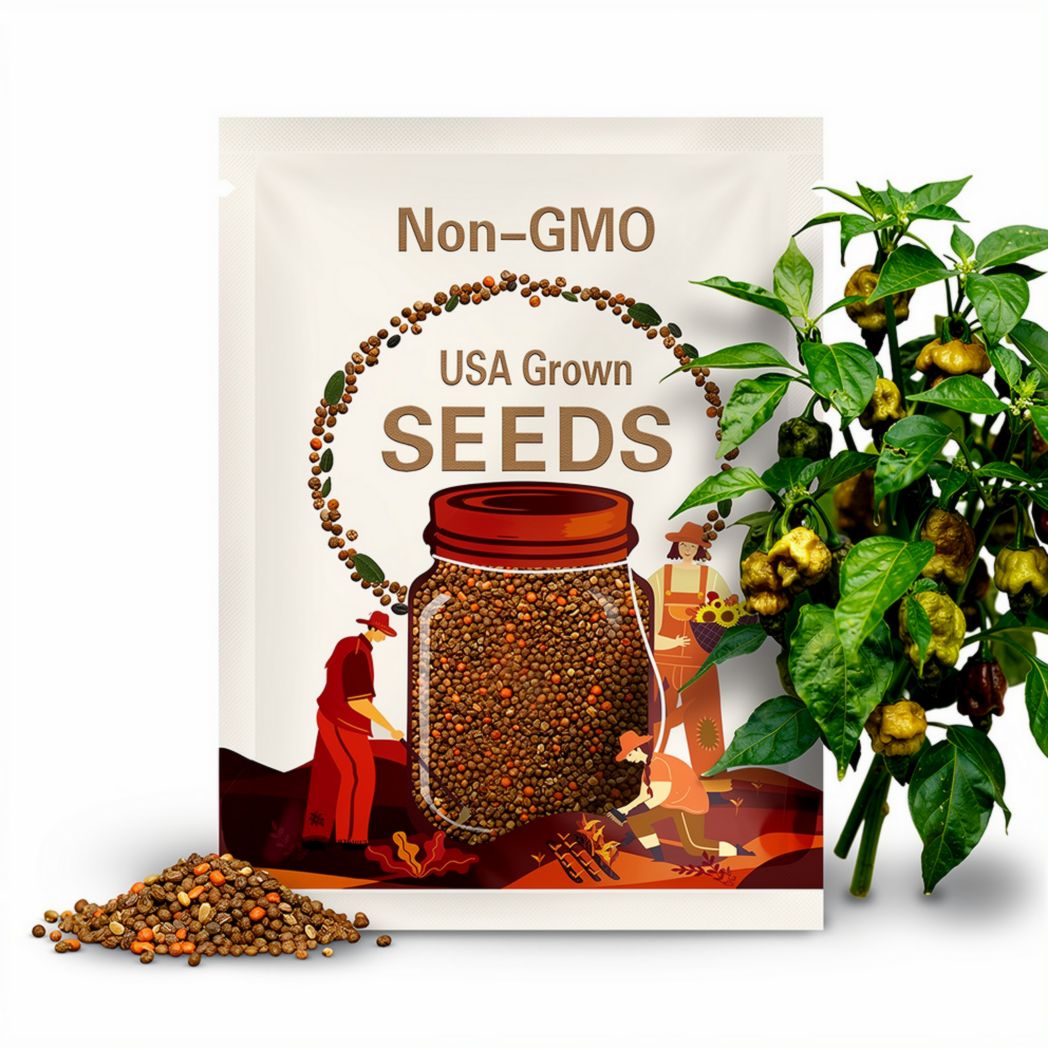 Pepper X Chili Seeds: Extremely Hot, USA Grown, Organic Non-GMO