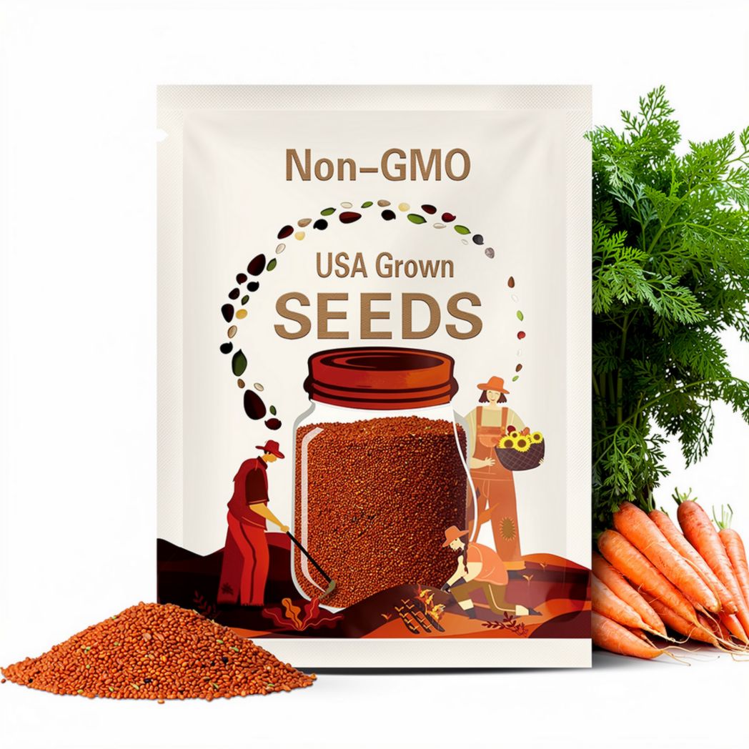 Scarlet Nantes Carrot Seeds 1000+ Vegetable Garden Heirloom NON-GMO USA