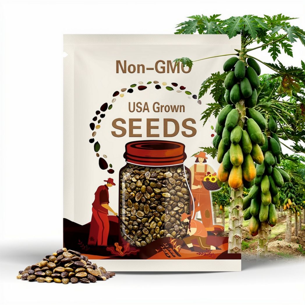 50 Papaya Seeds. Ships free